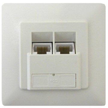 

Datacom CAT5E, STP, 2x RJ45, pod omítku