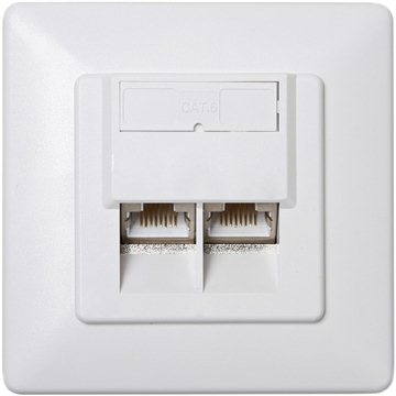 

Datacom CAT6, STP, 2x RJ45, pod omítku