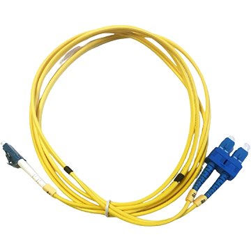 Datacom LC-SC 09/125 SM 2m duplex - Optický kabel