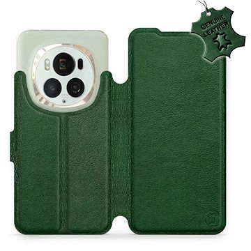 

Mobiwear flip knížkové pro Honor Magic6 Pro Kožené - Zelené - L_GRS