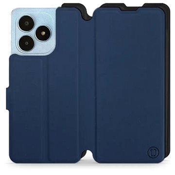 

Mobiwear Soft Touch flip knížkové pro Realme Note 50 - Modré & Černé