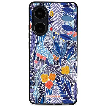

Mobiwear Glossy lesklý pro Poco X7 Pro - Modrá květena