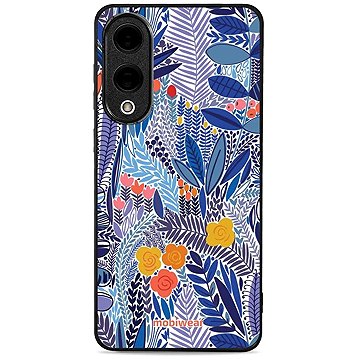 

Mobiwear Glossy lesklý pro Samsung Galaxy S25 Edge - Modrá květena