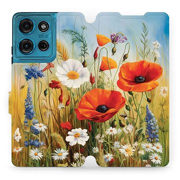 

Mobiwear flip knížkové pro Motorola Moto G75 5G - Letní louka
