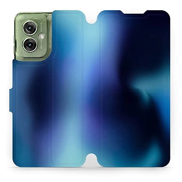 

Mobiwear flip knížkové pro Motorola Moto G55 5G - Modrý odstín