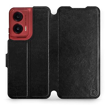 

Mobiwear flip knížkové pro Motorola Moto G35 - Černé