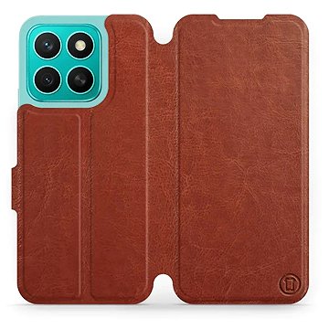

Mobiwear flip knížkové pro Honor X8c - Hnědé