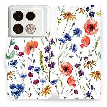 

Mobiwear flip knížkové pro Infinix Note 40 Pro / Note 40 Pro+ 5G - Kvítí