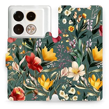 

Mobiwear flip knížkové pro Infinix Note 40 Pro / Note 40 Pro+ 5G - Zelená louka