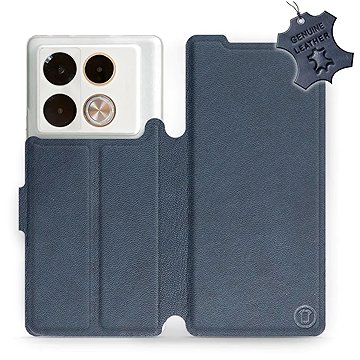 

Mobiwear Kožené flip knížkové pro Infinix Note 40 Pro / Note 40 Pro+ 5G - Modré