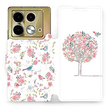 

Mobiwear flip knížkové pro Infinix Note 40 - Strom