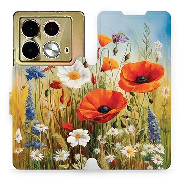 

Mobiwear flip knížkové pro Infinix Note 40 - Letní louka