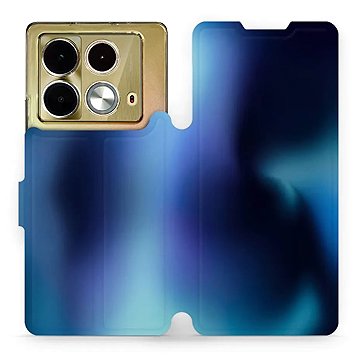 

Mobiwear flip knížkové pro Infinix Note 40 - Modrý odstín