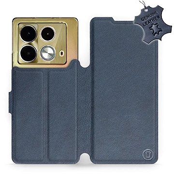 

Mobiwear Kožené flip knížkové pro Infinix Note 40 - Modré