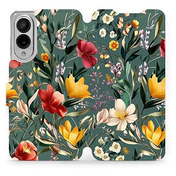 

Mobiwear flip knížkové pro Samsung Galaxy S25 Edge - Zelená louka