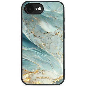 

Mobiwear Glossy lesklý pro Apple iPhone 16e - Zelenkavý mramor