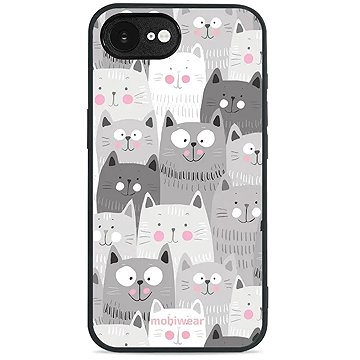 

Mobiwear Glossy lesklý pro Apple iPhone 16e - Kočičky