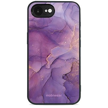 

Mobiwear Glossy lesklý pro Apple iPhone 16e - Fialový mramor