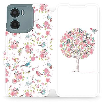 

Mobiwear flip knížkové pro Motorola Moto E15 - Strom