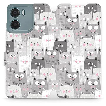 

Mobiwear flip knížkové pro Motorola Moto G05 - Kočičky