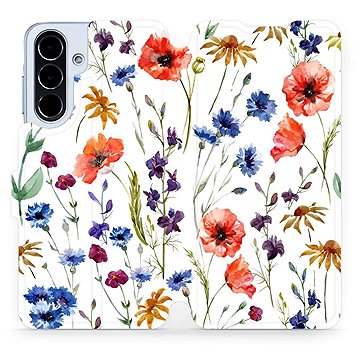 

Mobiwear flip knížkové pro Samsung Galaxy A56 - Kvítí