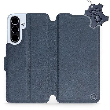

Mobiwear Kožené flip knížkové pro Samsung Galaxy A56 - Modré