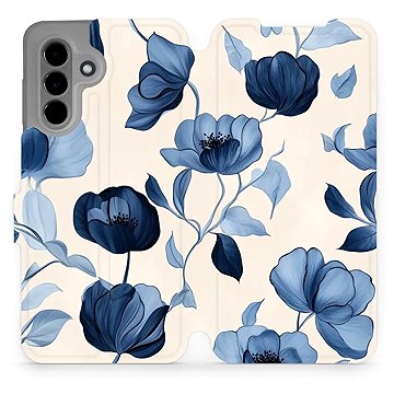 

Mobiwear flip knížkové pro Samsung Galaxy A26 - Modré květy