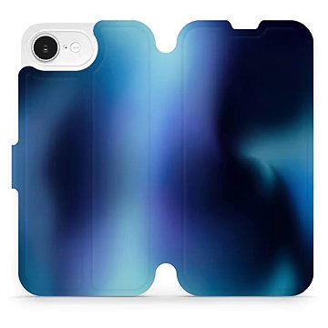 

Mobiwear flip knížkové pro Apple iPhone 16e - Modrý odstín