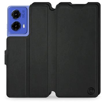 

Mobiwear Soft Touch flip knížkové pro Motorola Moto G85 5G - Černé