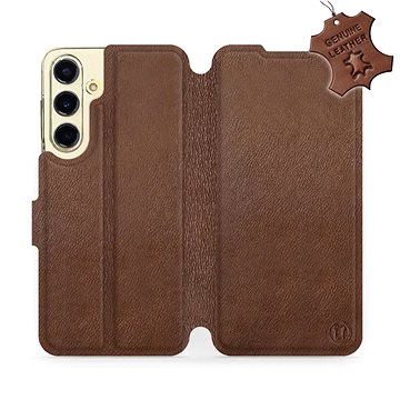 

Mobiwear flip pro Samsung Galaxy S24 FE, kožené - hnědé