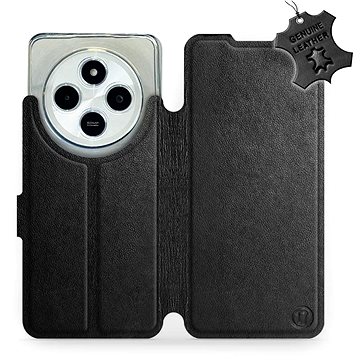 

Kožené Mobiwear flip knížkové pro Xiaomi Redmi 14C / Poco C75 - Černé - L_BLS