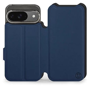 

Mobiwear Soft Touch flip knížkové pro Google Pixel 9 / 9 Pro - Modré & Černé