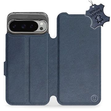 

Mobiwear kožené flip knížkové pro Google Pixel 9 Pro XL - Modré - L NBS
