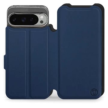 

Mobiwear Soft Touch flip knížkové pro Google Pixel 9 Pro XL - Modré & Černé
