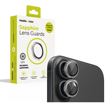 

Mobile Origin Sapphire Lens guards, clear - iPhone 16/16 Plus