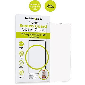 

Mobile Origin Orange Screen Guard Spare Glass iPhone 16e/14/13 Pro/13