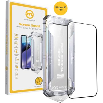 

Mobile Origin Yellow Screen Guard With Easy Application iPhone 16 Pro
