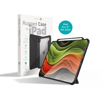 

Mobile Origin Rugged Case Black iPad Pro 11" M4 2024