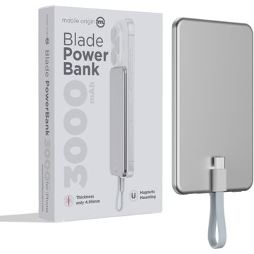

Mobile Origin Blade PowerBank 3000mAh Silver