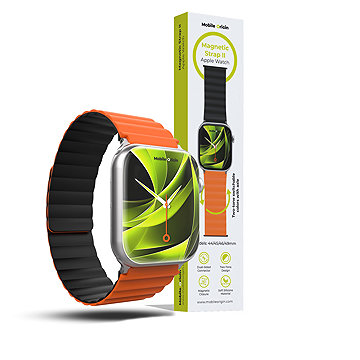 

Mobile Origin Magnetic Band II Apple Watch 49mm/46mm/45mm/44mm Orange/Black