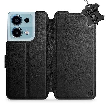 

Kožené Mobiwear flip pro Xiaomi Redmi Note 13 Pro 4G / Poco M6 Pro 4G - Černé - L_BLS