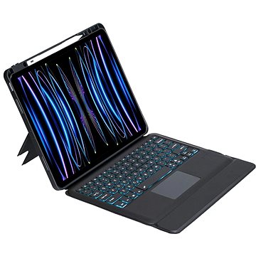 

PrimeGuard Kryt s klávesnicí pro iPad Pro 12.9 2018 - 2022 černý