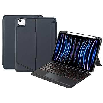 

PrimeGuard Kryt s klávesnicí pro iPad Pro 11 2018 - 2022 / Air 2020 - 2022 černý
