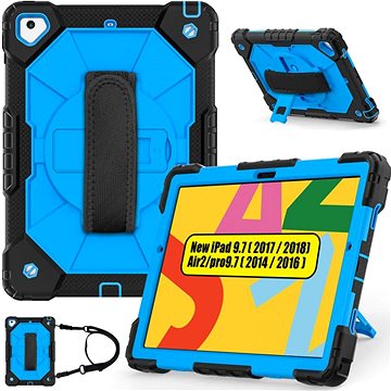 

Sunny Outdoorový kryt na iPad 5 /6 / Pro 9.7 2016 / Air2 modrý