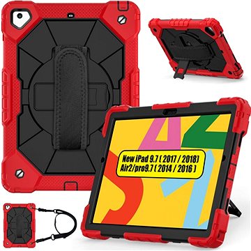 

Sunny Outdoorový kryt na iPad 5 /6 / Pro 9.7 2016 / Air2 červený
