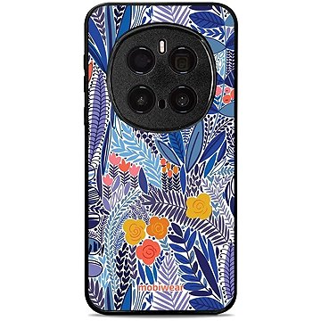 

Mobiwear Glossy lesklý pro HONOR Magic7 Pro - Modrá květena