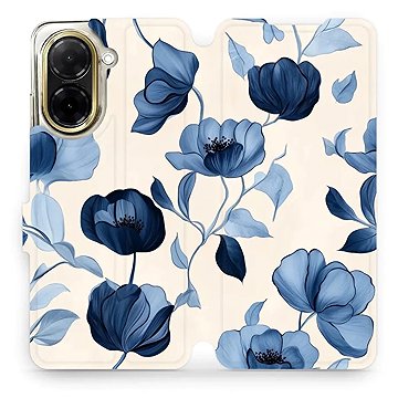 

Mobiwear flip knížkové pro Xiaomi Redmi A5 - Modré květy