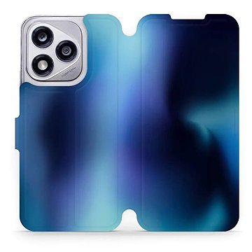 

Mobiwear flip knížkové pro Honor 400 Lite - Modrý odstín