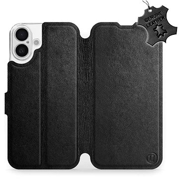 

Mobiwear Flip knížkové, kožené pro Apple iPhone 16 Plus - Černé - L_BLS