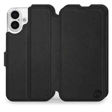

Mobiwear Soft Touch Flip knížkové pro Apple iPhone 16 Plus - Černé